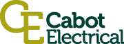 Cabot Electrical call 07977 570875 or email info@cabotelectrical.co.uk Cabot Electrical Logo